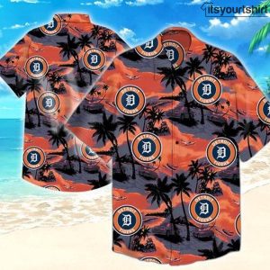 Detroit Tigers Tropical Hawaiian Shirt IYT