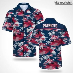 Football New England Patriots NFL Hawaiian Tropical Shirts IYT