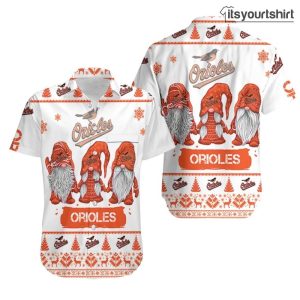 Gnomes Baltimore Orioles Cool Hawaiian Shirt IYT