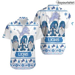 Gnomes Detroit Lions Cool Hawaiian Shirts IYT