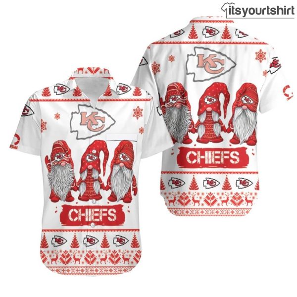 Gnomes Kansas City Chiefs Cool Hawaiian Shirts IYT