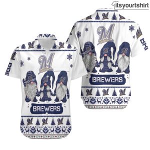 Gnomes Milwaukee Brewers Aloha Shirt IYT