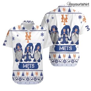 Gnomes New York Mets Aloha Shirt IYT