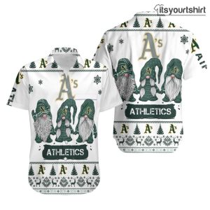 Gnomes Oakland Athletics Cool Hawaiian Shirts IYT