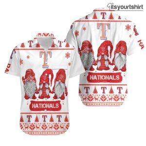 Gnomes Texas Rangers Cool Hawaiian Shirts IYT