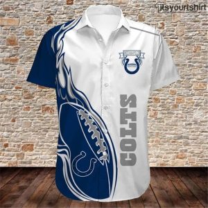 Indianapolis Colts Fireball Aloha Shirt IYT