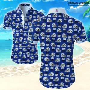 Indianapolis Colts Nfl Football Cool Hawaiian Shirts IYT