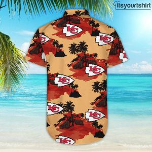 Kansas City Chiefs Button Up Cool Hawaiian Shirts IYT