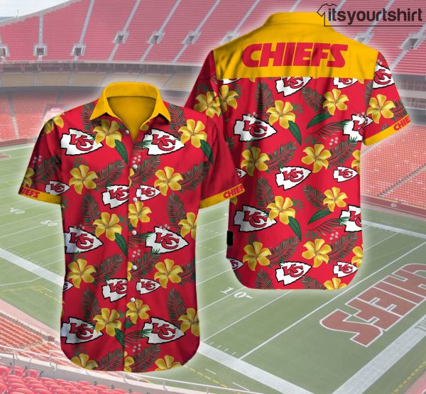 Kansas City Chiefs Football 3D Aloha Shirt IYT