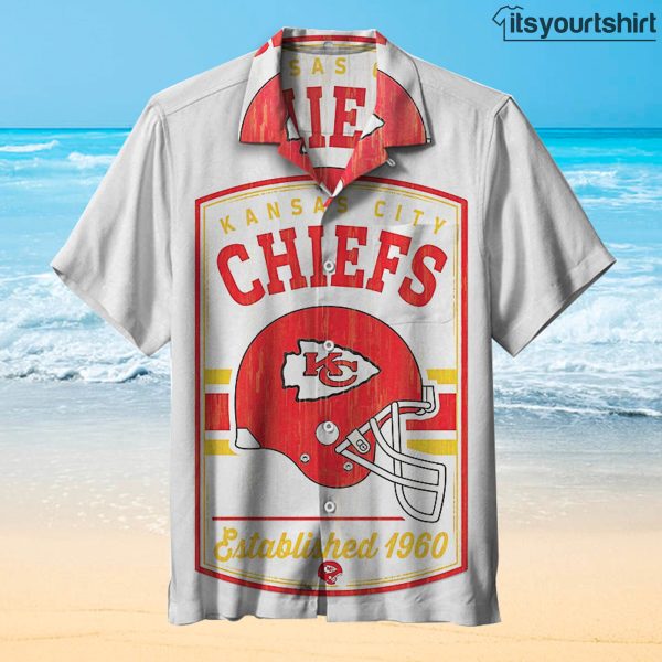 Kansas City Chiefs Vintage Only For You Cool Hawaiian Shirts IYT