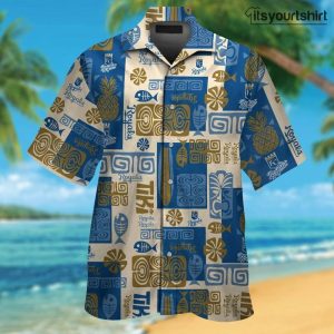Kansas City Royals Team Button Up Aloha Shirt IYT