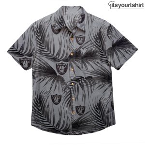 Las Vegas Raiders Nfl Button Up Cool Hawaiian Shirts IYT
