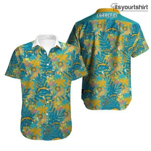 Los Angeles Chargers Hawaiian Tropical Shirt IYT