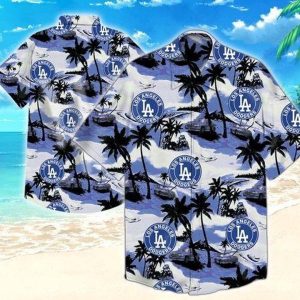 Los Angeles Dodgers Aloha Shirt IYT