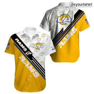 Los Angeles Rams NFL Team Aloha Shirt IYT