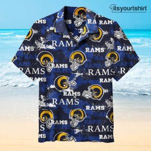 Los Angeles Rams Nfl Football Aloha Shirt IYT