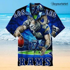Los Angeles Rams Nfl Hawaiian Tropical Shirts IYT