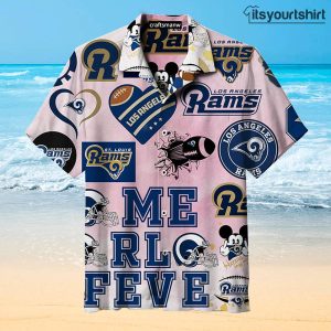Los Angeles Rams St Louis Aloha Shirt IYT