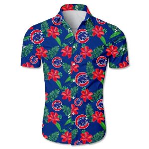 MLB Chicago Cubs Tropical Aloha Shirt IYT