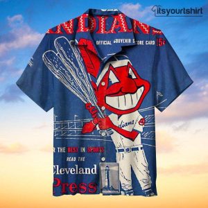 MLB Cleveland Indians Aloha Shirt IYT