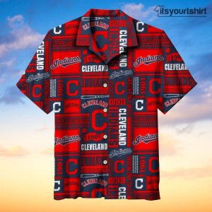 MLB Cleveland Indians Hawaiian Tropical Shirt IYT