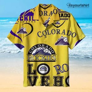 MLB Colorado Rockies Aloha Shirt IYT