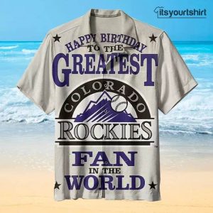 MLB Colorado Rockies Hawaiian Tropical Shirt IYT