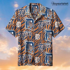MLB Detroit Tigers Baseball Hawaiian Tropical Shirts IYT