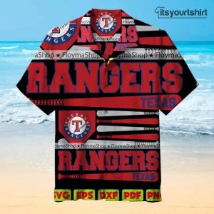 MLB Texas Rangers Cool Hawaiian Shirts IYT