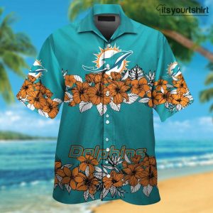 Miami Dolphins Button Up Nfl Best Hawaiian Shirts IYT
