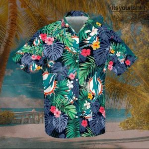 Miami Dolphins Forest Aloha Shirt IYT