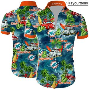 Miami Dolphins Tropical Flower Best Hawaiian Shirts IYT
