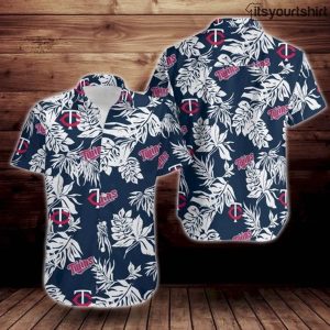 Minnesota Twins Tropical Flower Aloha Shirt IYT