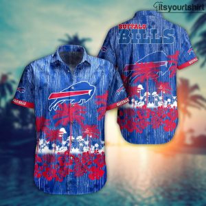 NFL Buffalo Bills Tropical Flower Cool Hawaiian Shirts IYT