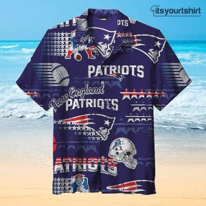 New England Patriots Blue Nfl Best Hawaiian Shirts IYT
