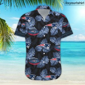 New England Patriots Floral Aloha Shirt IYT 1