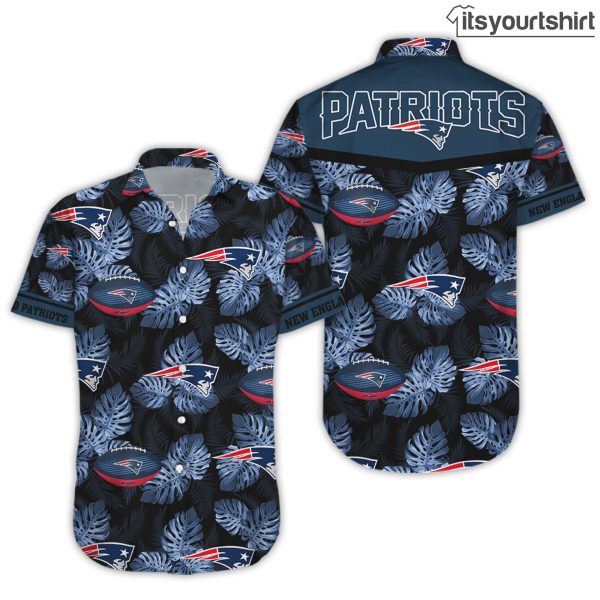 New England Patriots Floral Aloha Shirt IYT
