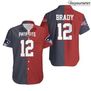 New England Patriots Tom Bradynavy Cool Hawaiian Shirts IYT