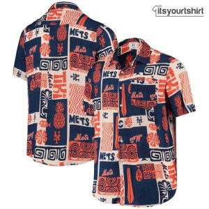 New York Mets Vintage Cool Hawaiian Shirts IYT