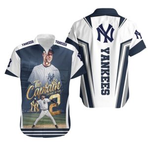 New York Yankees Derek Jeter The Captain Hawaiian Shirt IYT