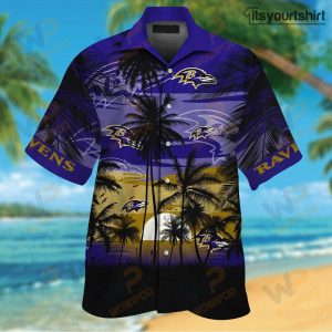 Nfl Baltimore Ravens Tropical Best Hawaiian Shirts IYT