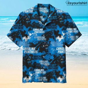 Nfl Carolina Panthers Sleeve Hawaiian Shirt IYT
