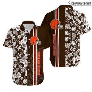 Nfl Cleveland Browns Hawaiian Tropical Shirt IYT