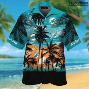 Nfl Miami Dolphins Tropical Hawaiian Shirt IYT