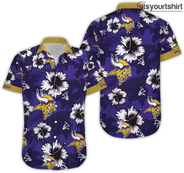 Nfl Minnesota Vikings Aloha Shirt IYT