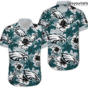 Philadelphia Eagles NFL Team Aloha Shirts IYT 3