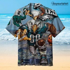 Philadelphia Eagles Nfl Team Aloha Shirt IYT