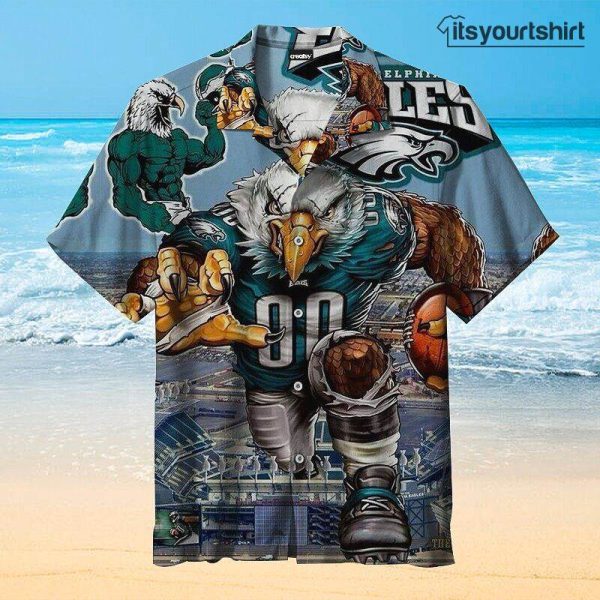 Philadelphia Eagles Nfl Team Aloha Shirt IYT