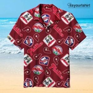 Philadelphia Phillies Baseball MLB Hawaiian Tropical Shirts IYT