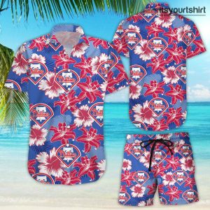 Philadelphia Phillies Button Up Hawaiian Shirt IYT